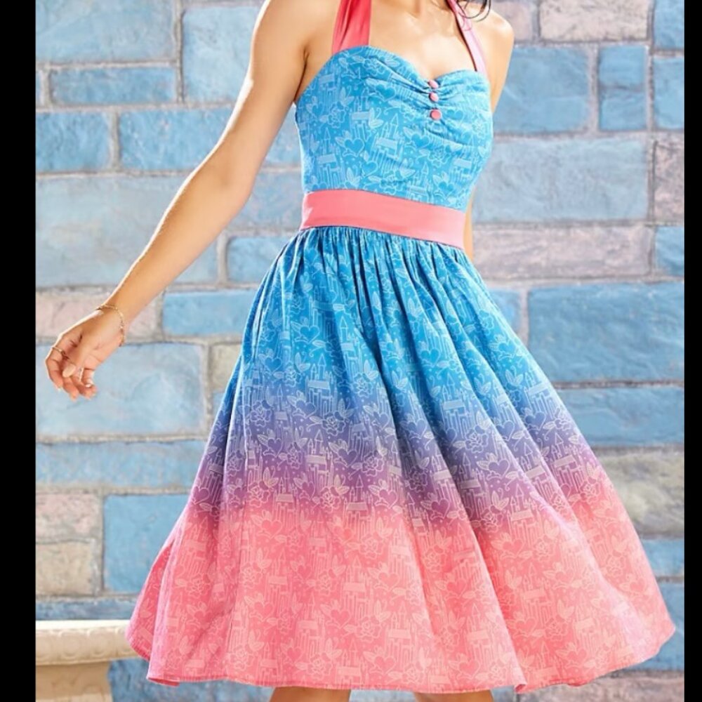 Disney Parks The Dress Shop Sleeping Beauty Aurora Halter Dress
